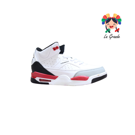 1030 HARMAN Bco Ngo Gris Tenis Casual para Caballero
