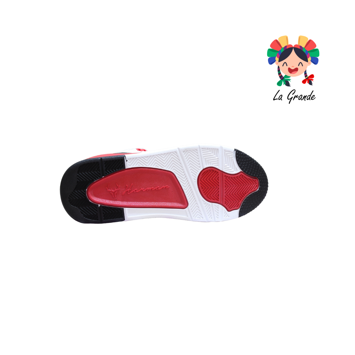 1030 HARMAN Bco Ngo Gris Tenis Casual para Caballero