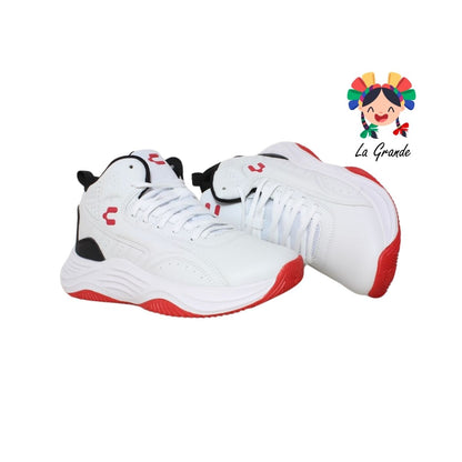 1038145 CHARLY Bco Rojo Ngo Tenis Deportivo para Caballero