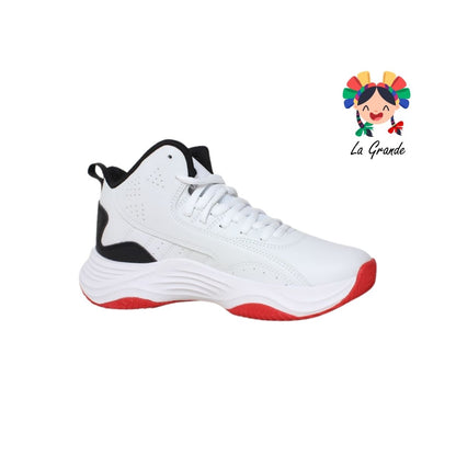 1038145 CHARLY Bco Rojo Ngo Tenis Deportivo para Caballero