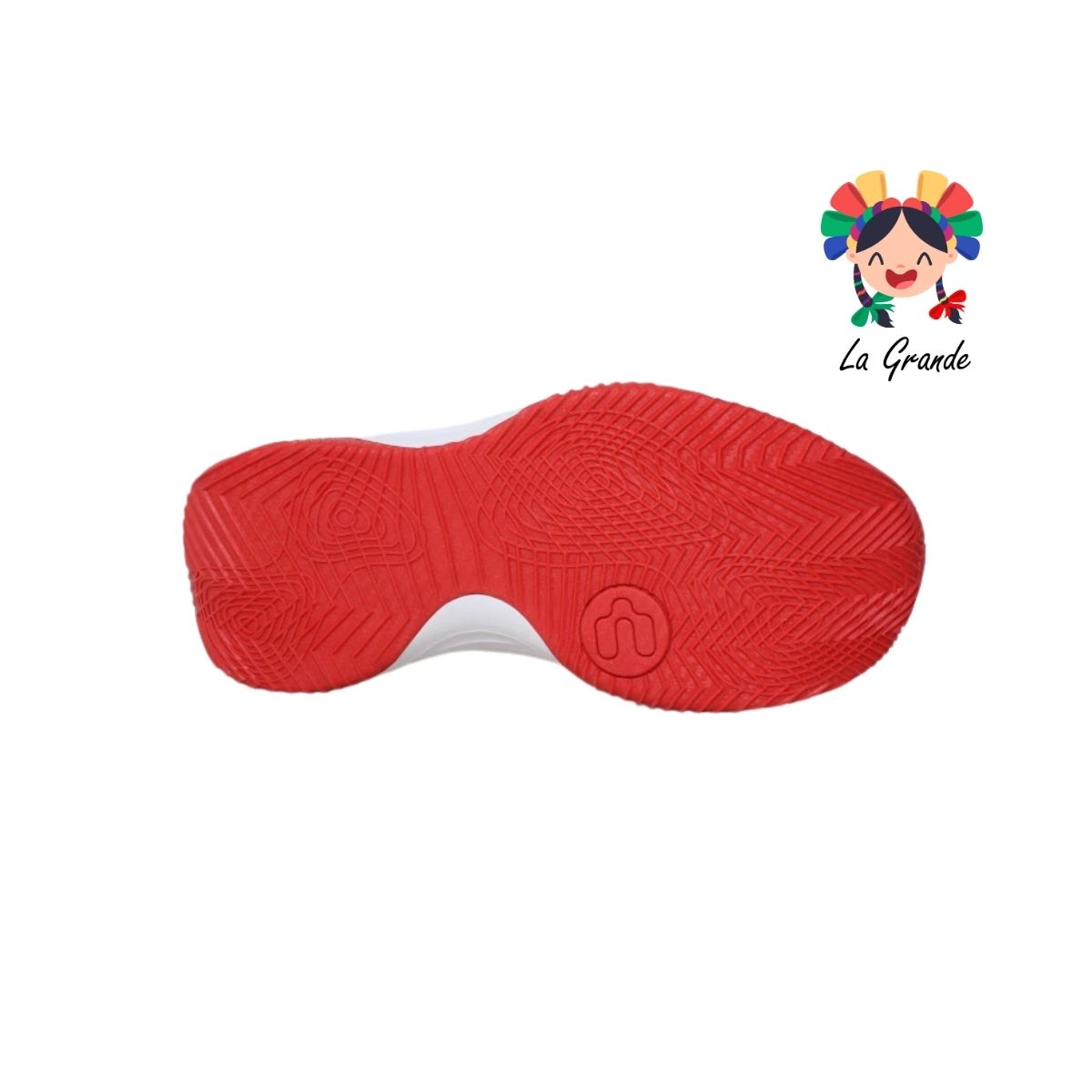 1038145 CHARLY Bco Rojo Ngo Tenis Deportivo para Caballero