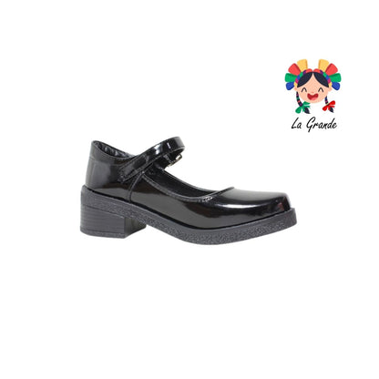 103 DULCE CEREZA Negro Charol Zapato Escolar para Niña y Dama
