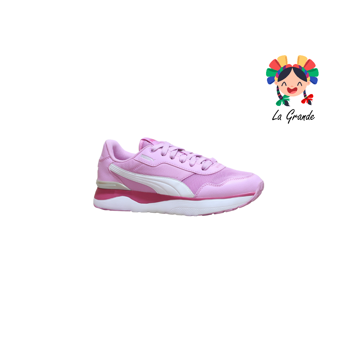 4812 PM Rosa Blanco Tenis Deportivo Original Importado para Dama