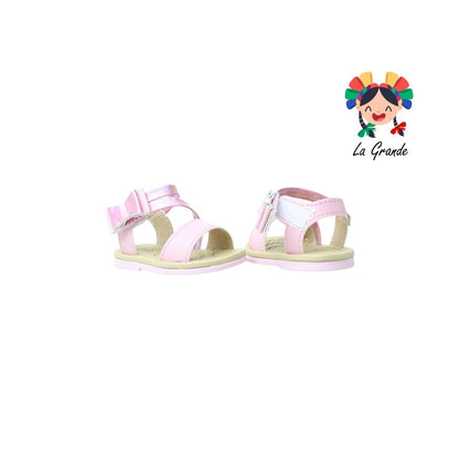 1002 BIBERONES Rosa Arena Sintético Huarache para Bebé