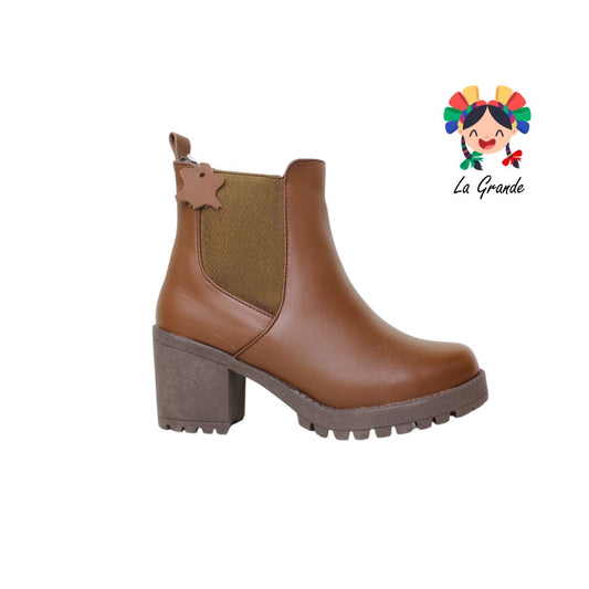 104 BRIANDA Shedron Piel Botín Casual para Dama