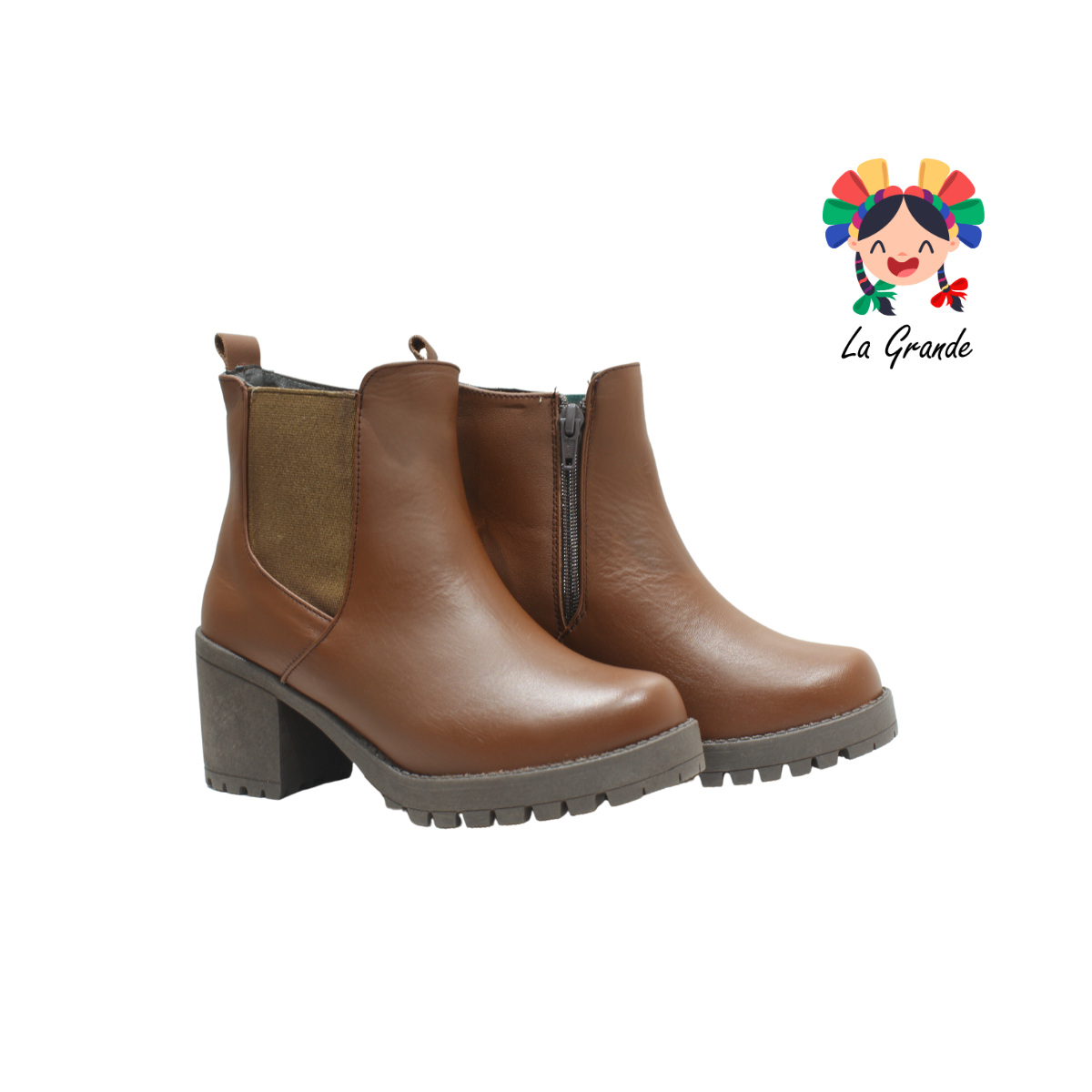 104 BRIANDA Shedron Piel Botín Casual para Dama