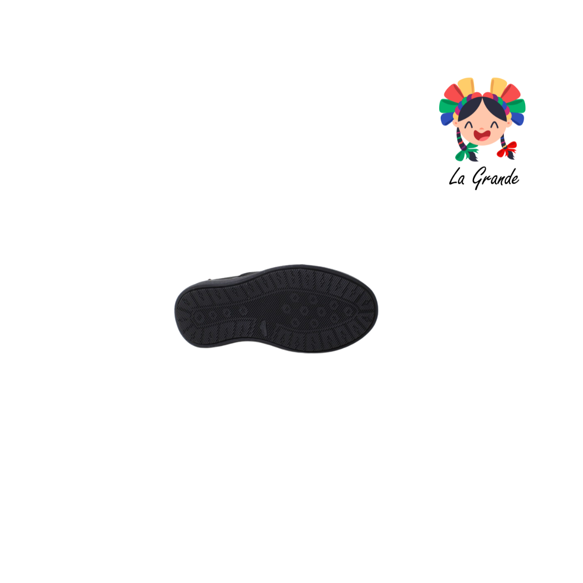 104 ECOLINE Negro Napa Zapato Casual Bebé y Niño