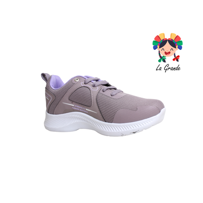 104 SPEIS10 Púrpura Lila Tenis Deportivo para Niña y Dama