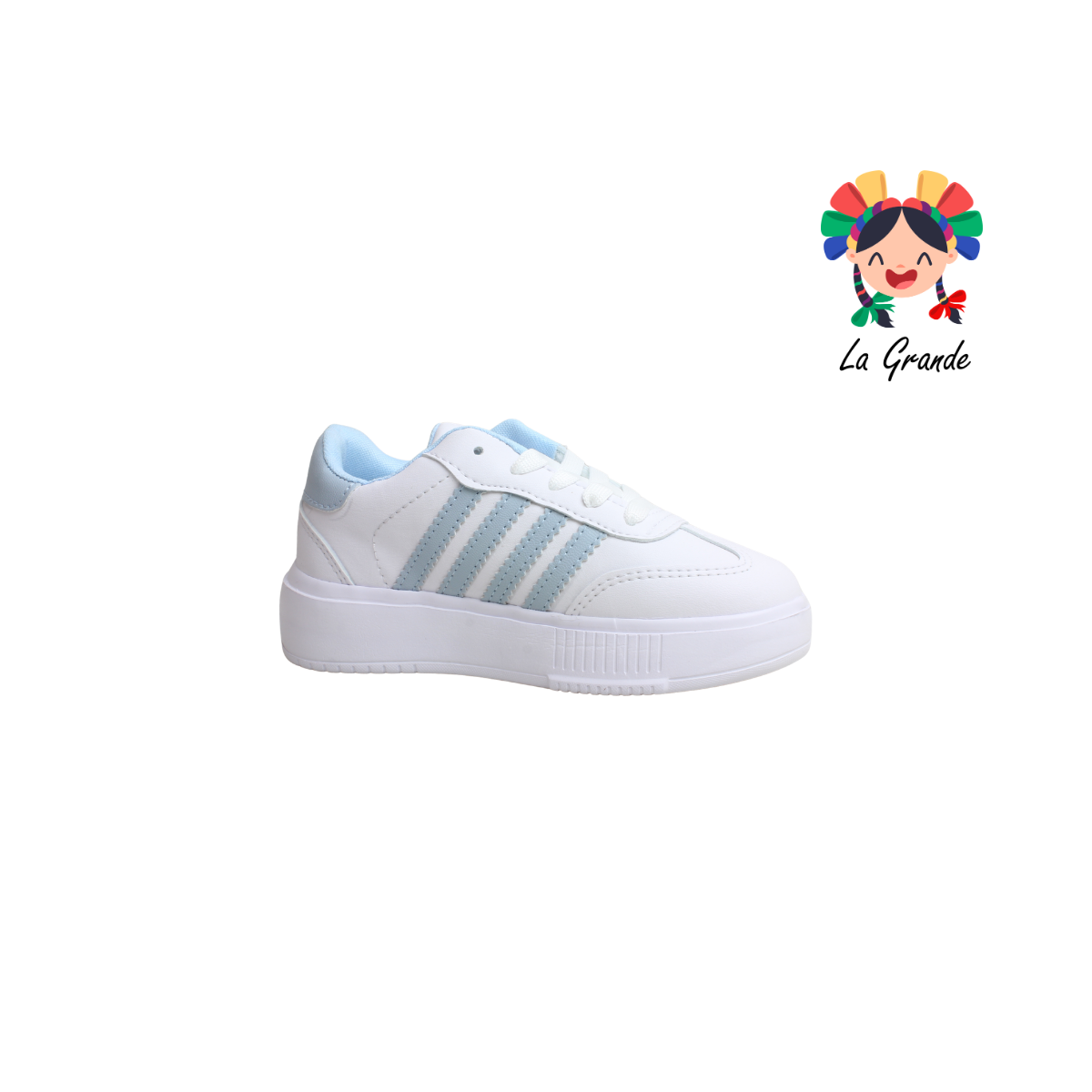 1929 ROJO ARANDANO Blanco Cielo Tenis Casual para Niña, Niño
