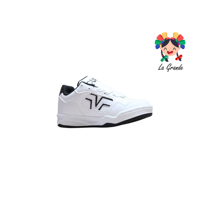 1893 CUPRA Blanco Negro Tenis Casual para Niña y Niño