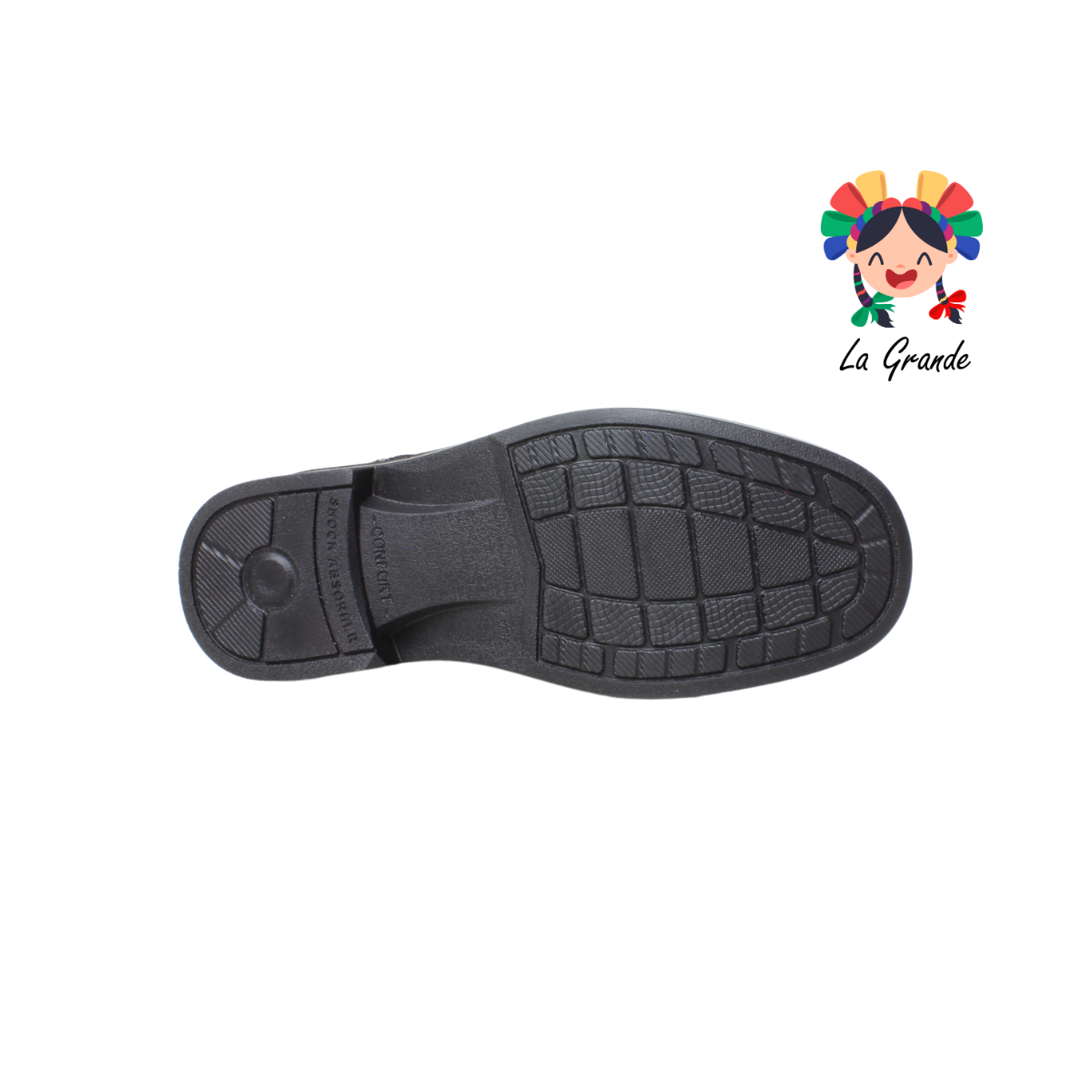 1056 LUBERT Negro Piel Bota para Caballero