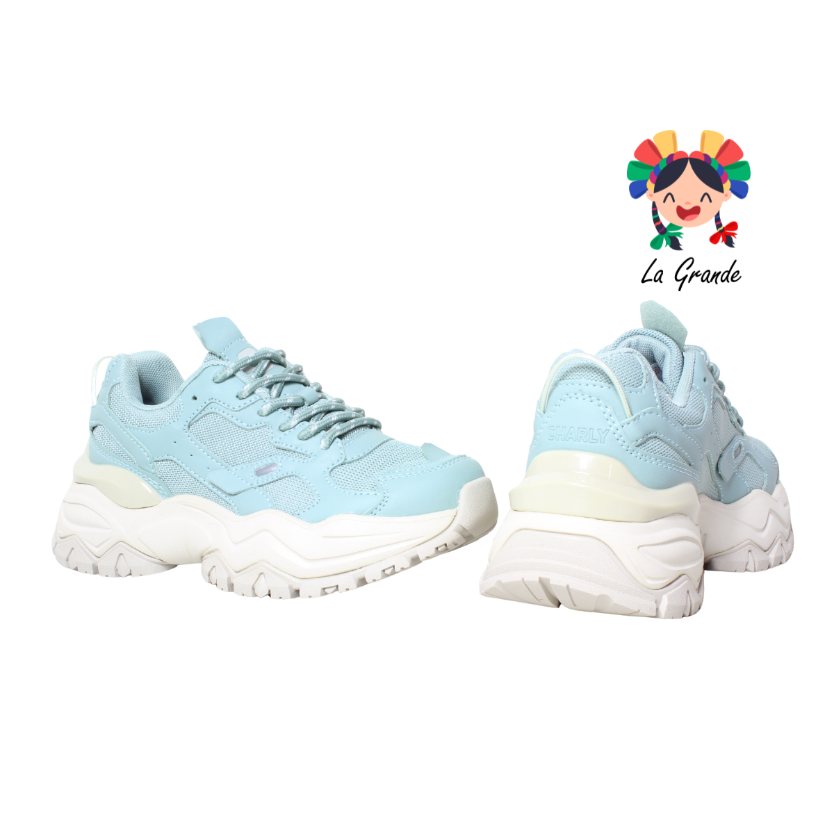 1059192001 CHARLY Menta Tenis Casual para Dama