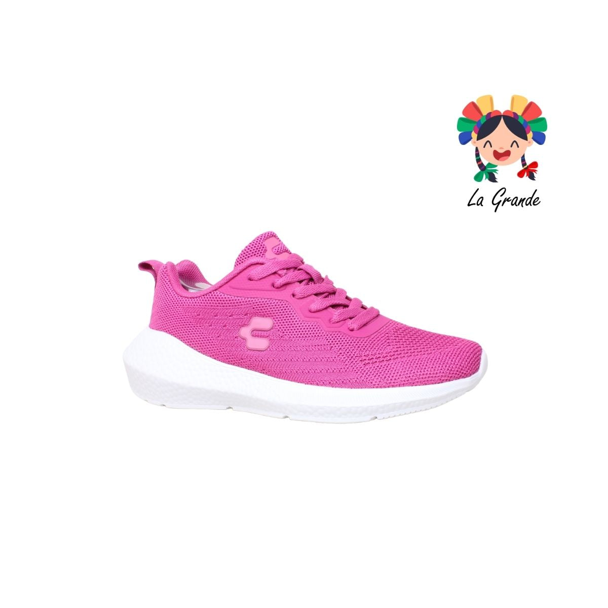 1059416 CHARLY Fucsia Blanco Tenis Deportivo para Dama