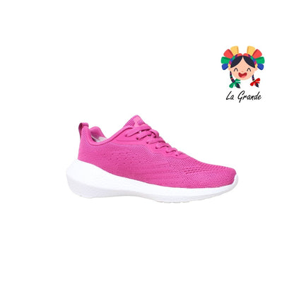 1059416 CHARLY Fucsia Blanco Tenis Deportivo para Dama