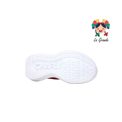 1059416 CHARLY Fucsia Blanco Tenis Deportivo para Dama