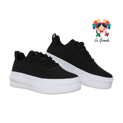 1059936 CHARLY Negro Blanco Tenis Deportivo para Joven y Caballero