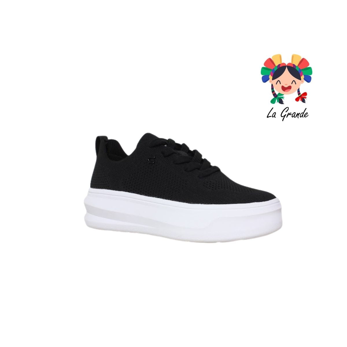 1059936 CHARLY Negro Blanco Tenis Deportivo para Joven y Caballero