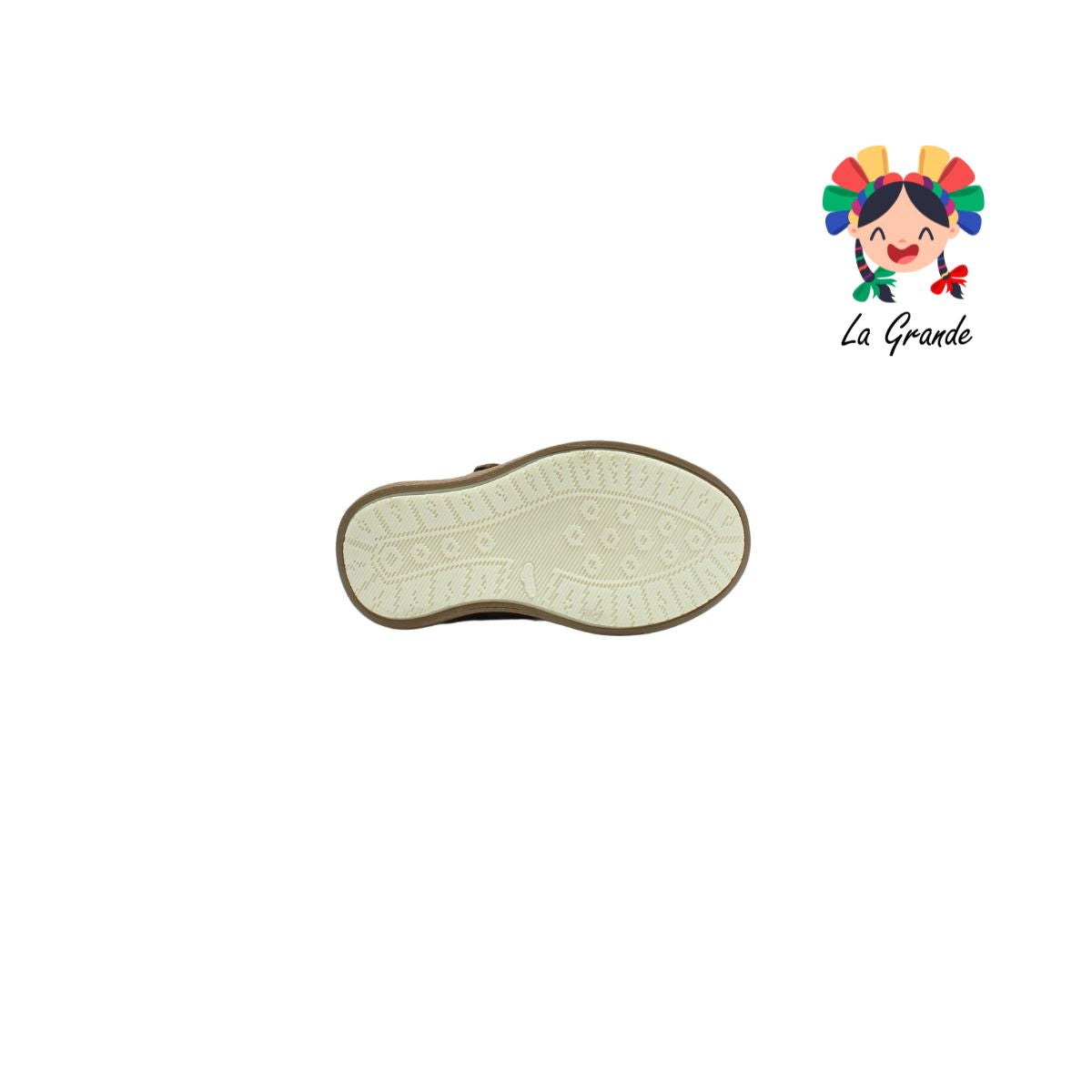 105 ECOLINE Canela Sint Botita Casual de Velcro para Bebé