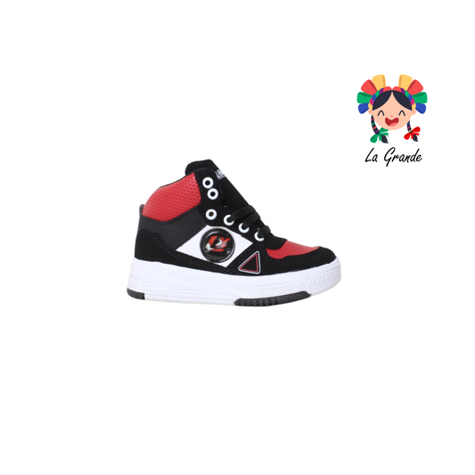 105 LUX-10 Ngo Rojo Bco Sintético Tenis para Niña y Niño