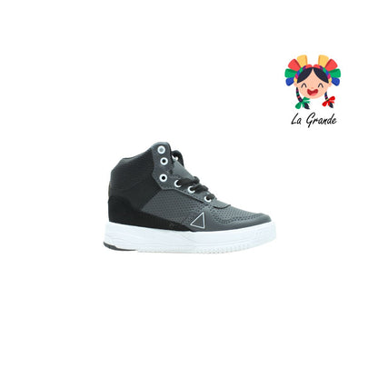 105 LUX-10 Oxford Negro Sint Tenis Casual de botita para Niña y Niño