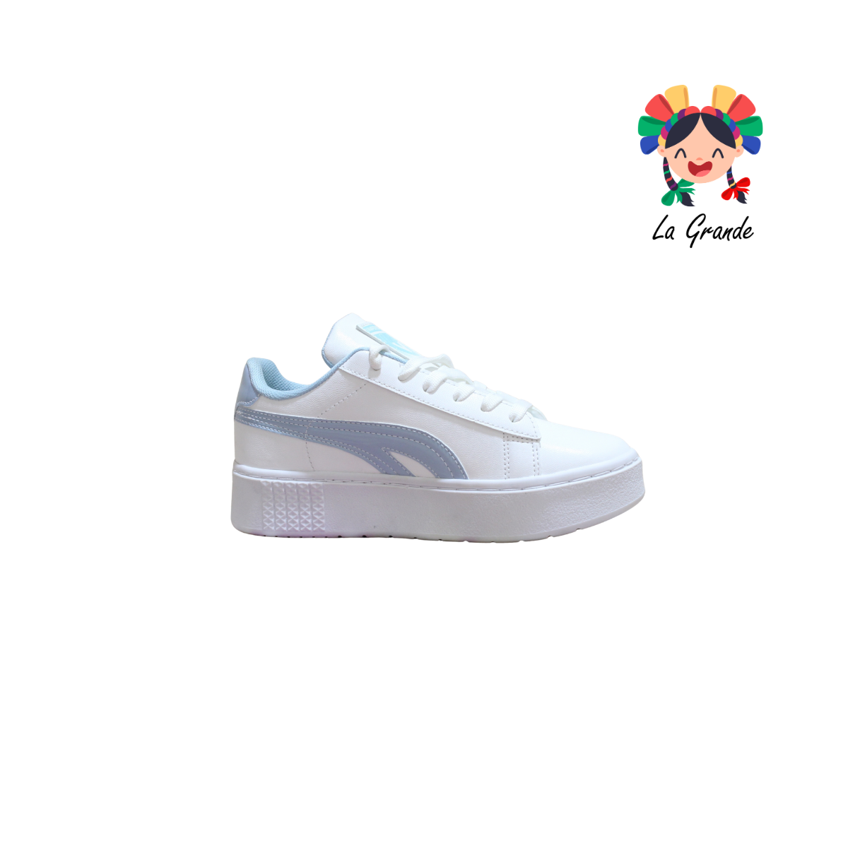 11500 VANPERSSI Bco Cielo Sint Tenis Casual para Dama