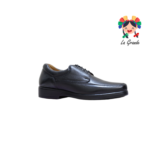 1063 KOMPRESSOR Negro Borrego Zapato Confort para Caballero