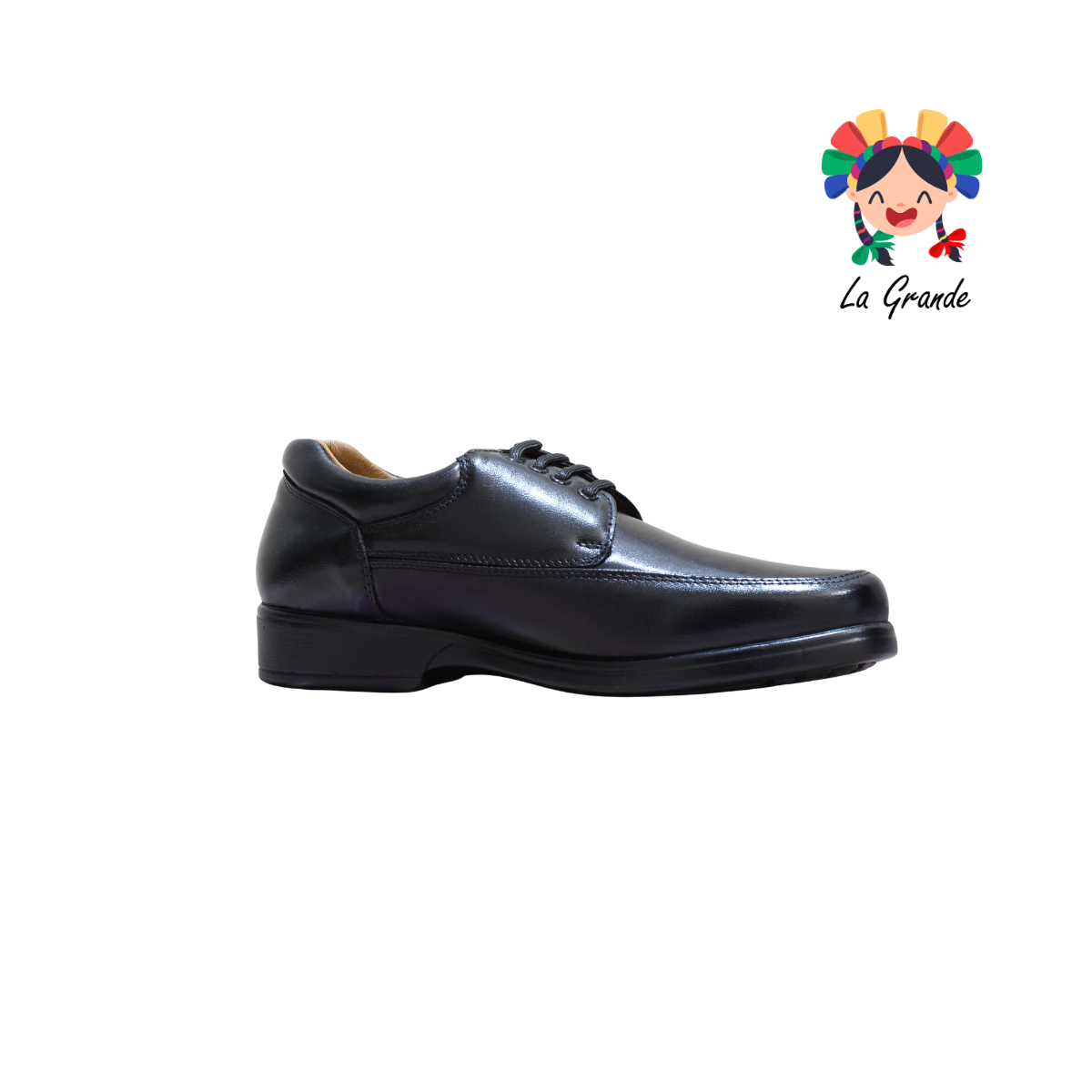 1063 KOMPRESSOR Negro Borrego Zapato Confort para Caballero