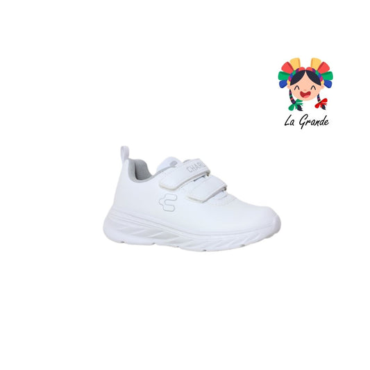 1065145 CHARLY Blanco Gris Tenis Deportivo para niño y niña