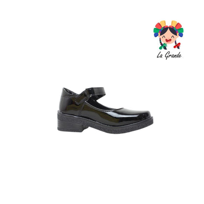 106 DULCE CEREZA Negro Charol Zapato Escolar para Niña