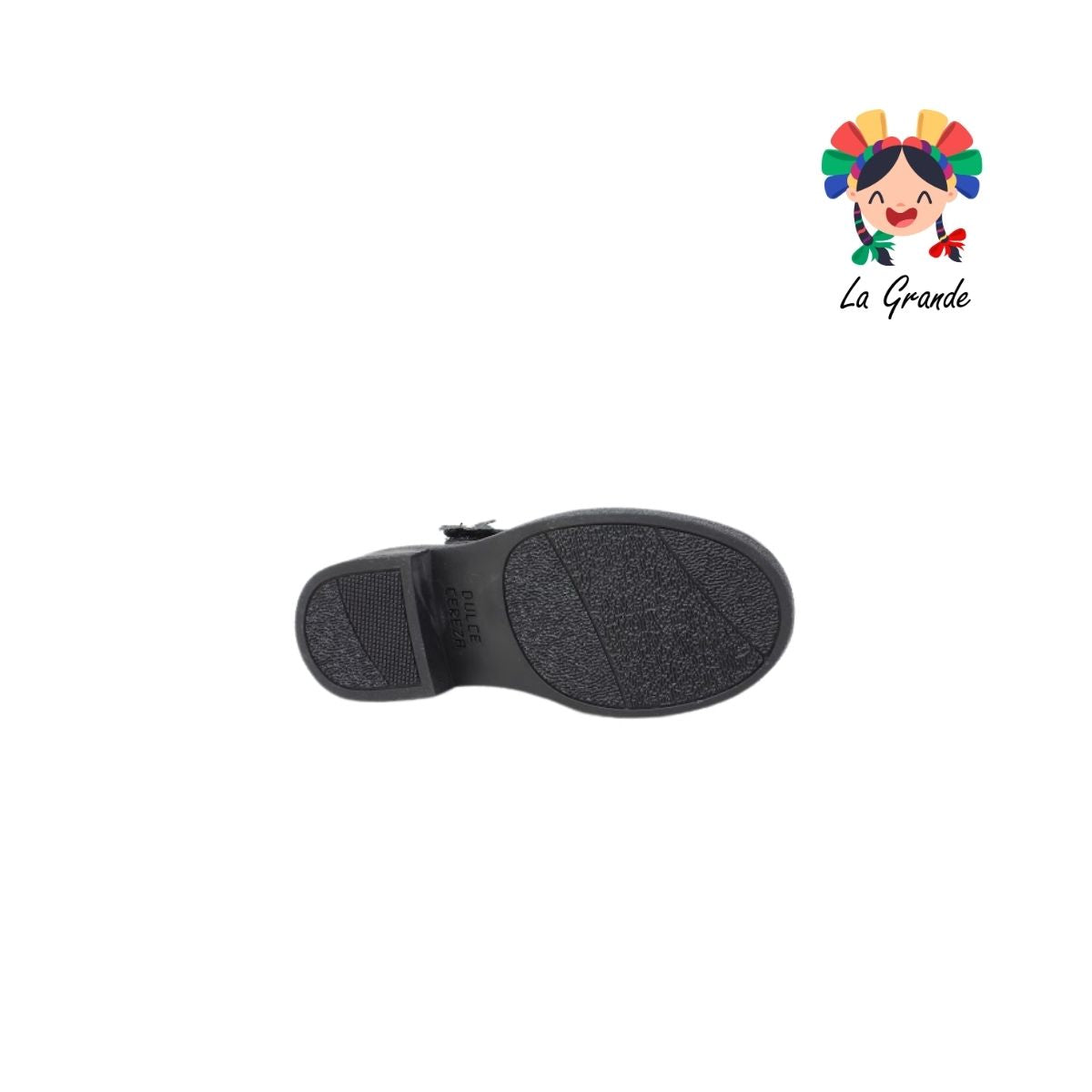 106 DULCE CEREZA Negro Charol Zapato Escolar para Niña