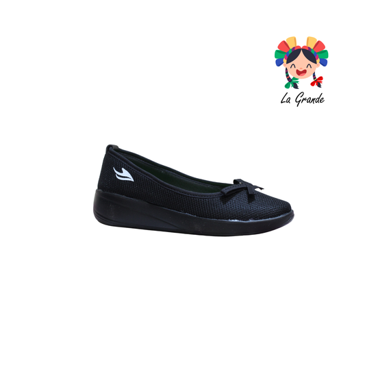 Candy SKR Negro Negro Textil Tenis tipo Mocasín para Dama