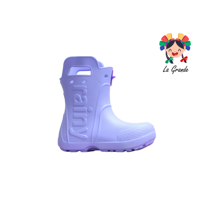 CX-0159 NEHK Multicolor Bota De Hule para Niña y Niño