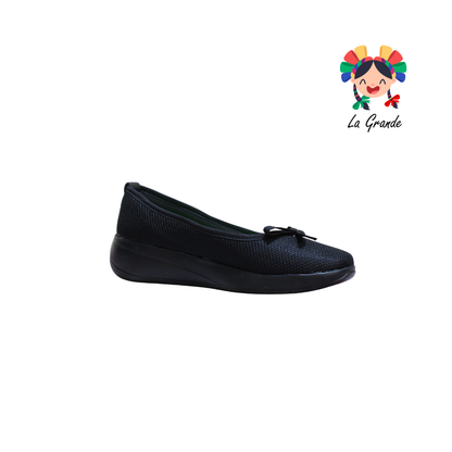 Candy SKR Negro Negro Textil Tenis tipo Mocasín para Dama