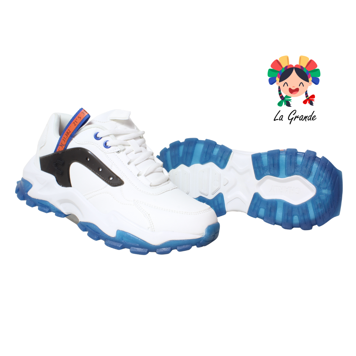 1086103003 CHARLY Blanco Rey Tenis Casual para Caballero