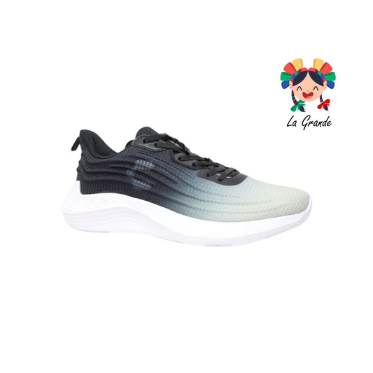 1086169 CHARLY Negro Blanco Tenis Deportivo para Caballero