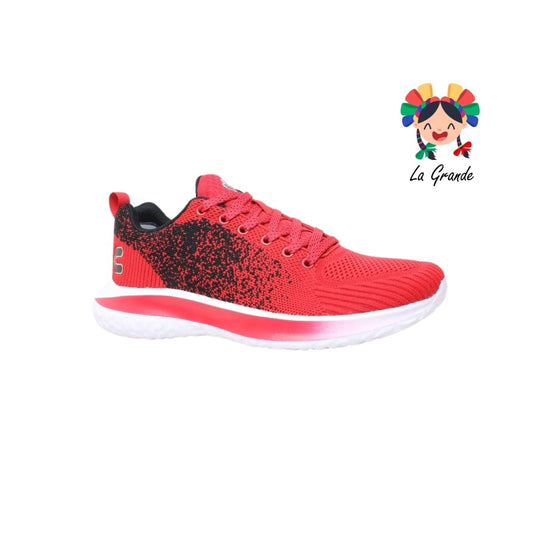 1086517 CHARLY Rojo Negro Tenis Deportivo para Caballero