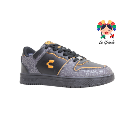 1086737 CHARLY Negro Naranja Casual para Caballero