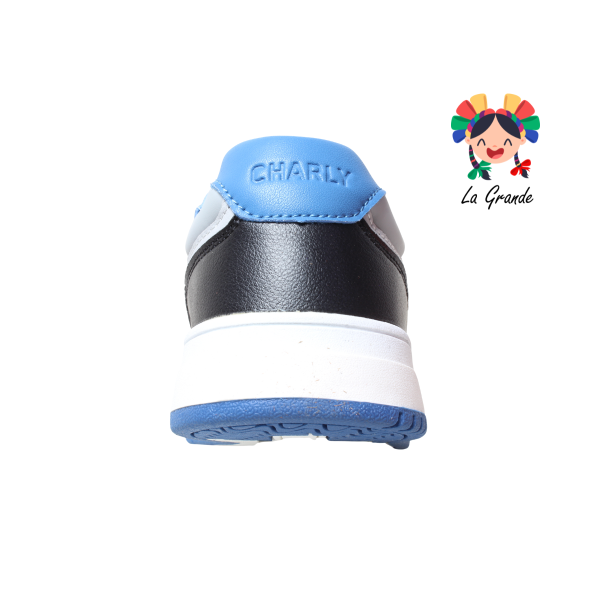 1087056005 CHARLY Gris Azul Tenis Casual para Caballero