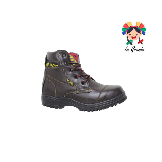 108 NP300 Choco Rojo Piel Bota Industrial para Caballero