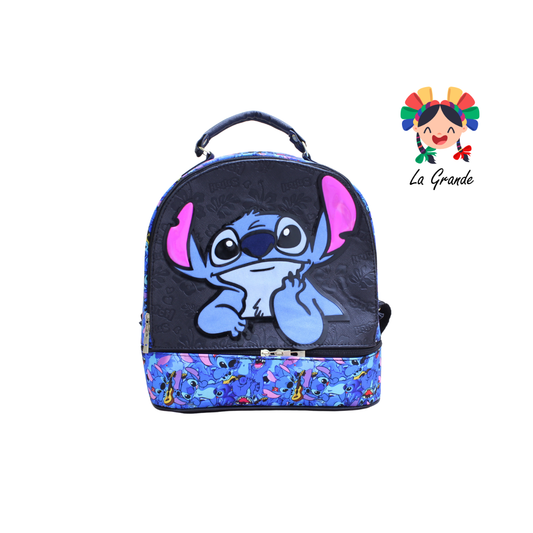 016 STICH LUCCIANA Mochila Negro Rey Casual para Dama