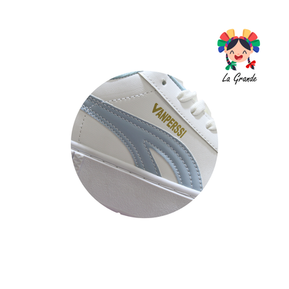 11500 VANPERSSI Bco Cielo Sint Tenis Casual para Dama