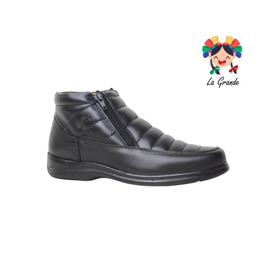 1091 KA99 Negro Piel Bota Confort para Joven y Caballero