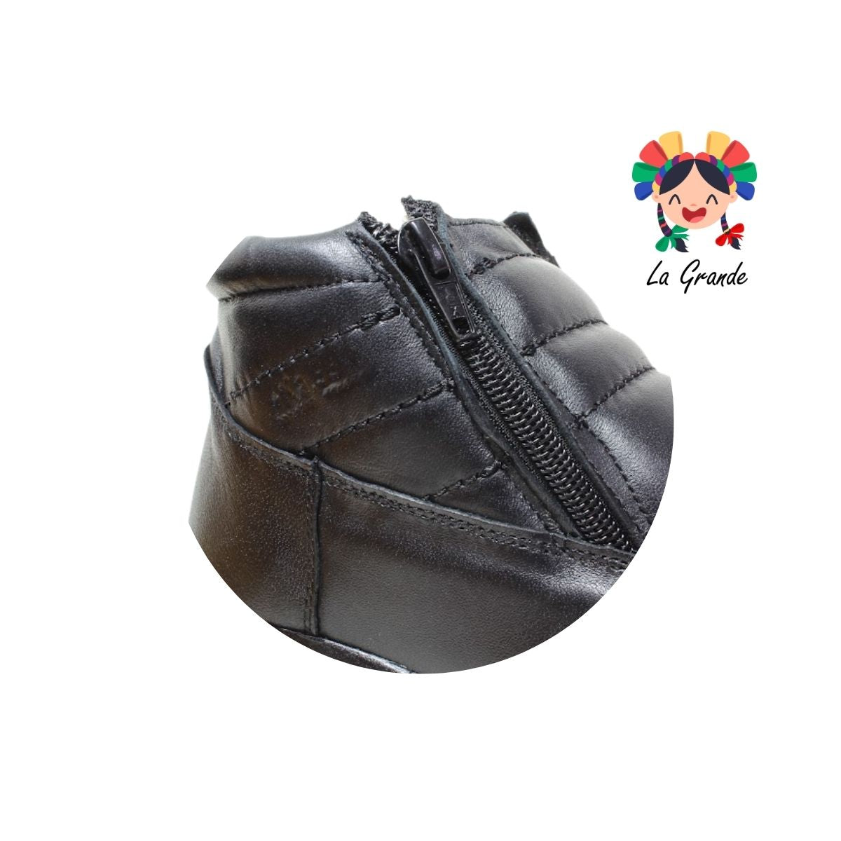1091 KA99 Negro Piel Bota Confort para Joven y Caballero