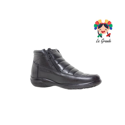 1091 KA99 Negro Piel Bota Confort para Joven y Caballero