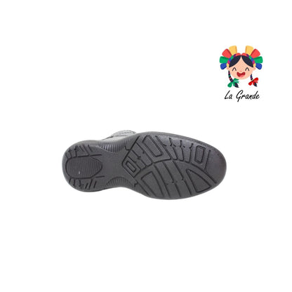 1091 KA99 Negro Piel Bota Confort para Joven y Caballero