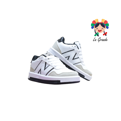 900 PICHUS Blanco Negro Tenis Casual para Niña y Niño