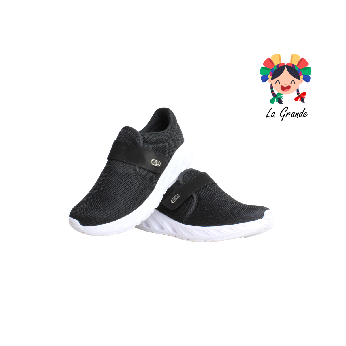 987 RULES Negro Blanco Tenis Casual para Dama, Joven y Caballero