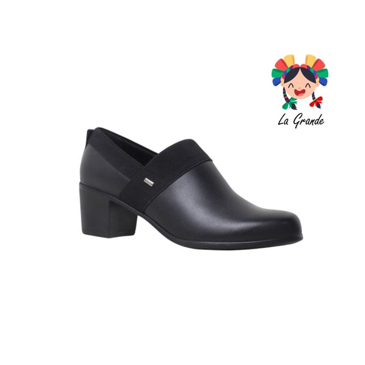110402 FLEXI Negro Piel Botín para Dama