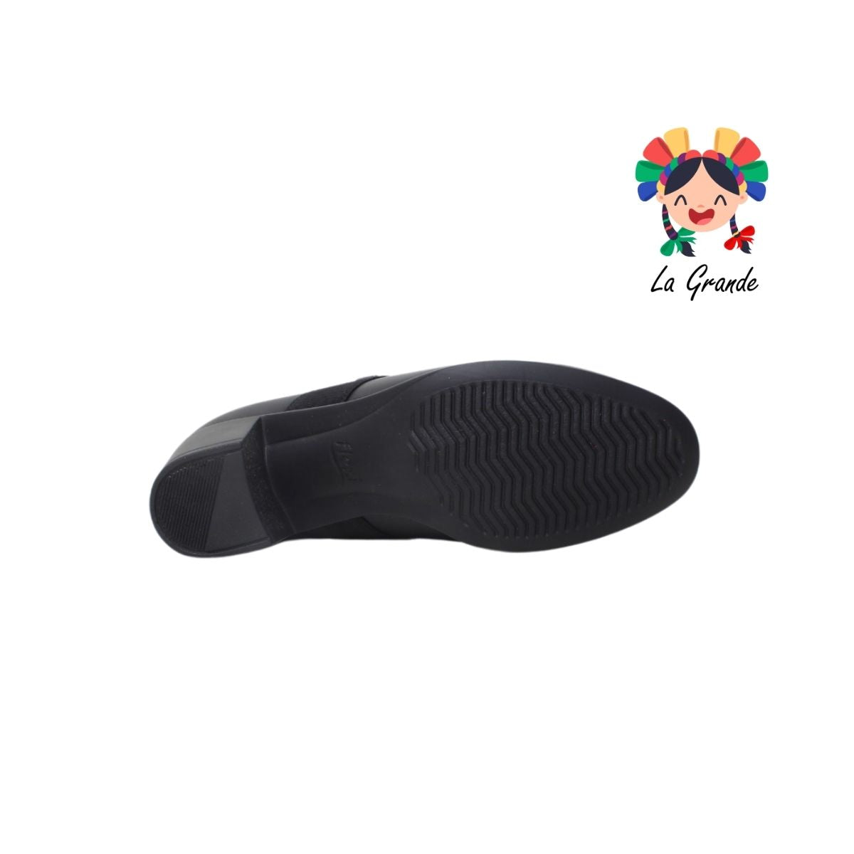 110402 FLEXI Negro Piel Botín para Dama