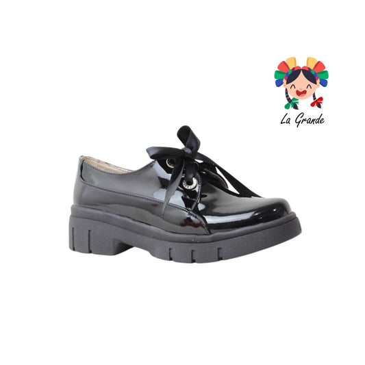 110 MIG NACEREM Negro Charol Zapato Escolar para Dama